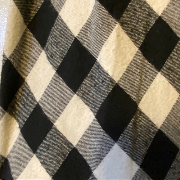 SKIN Gingham Black White Midi Dress Size 0 - Picture 4 of 7